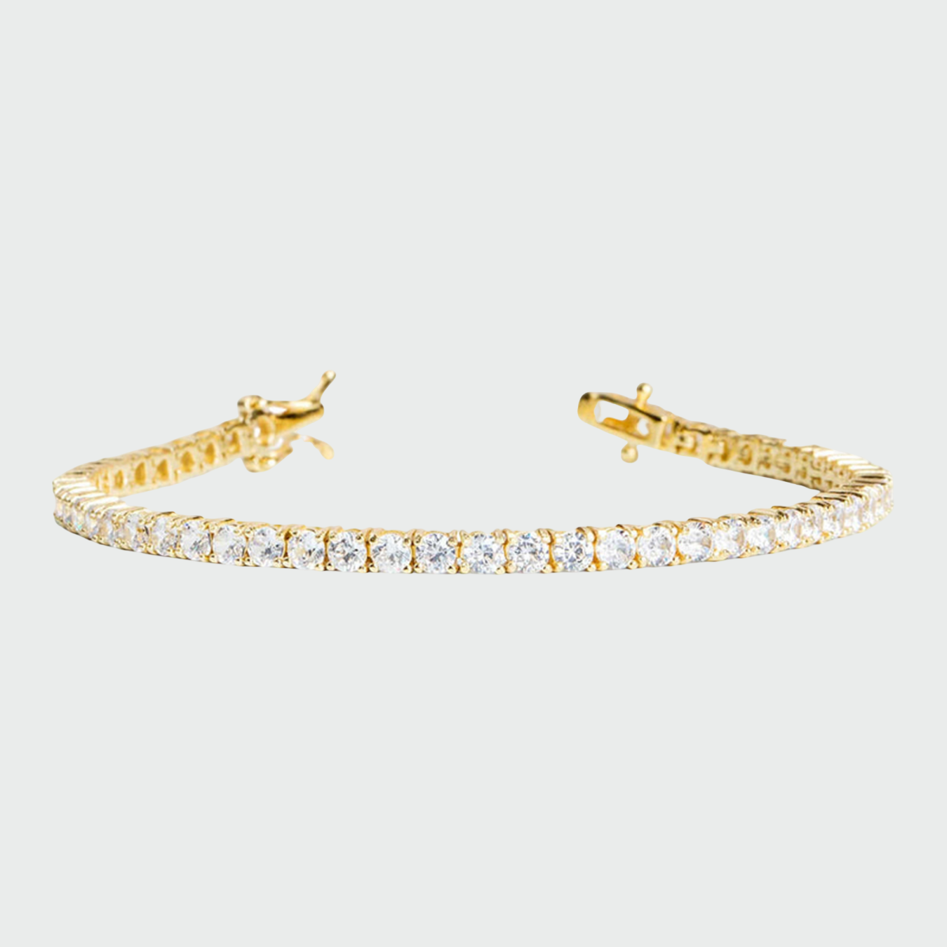 The Pave' Tennis Bracelet | Gold