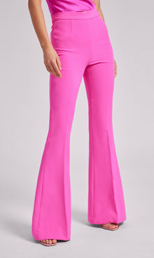 Wesley Crepe Pants | Magenta