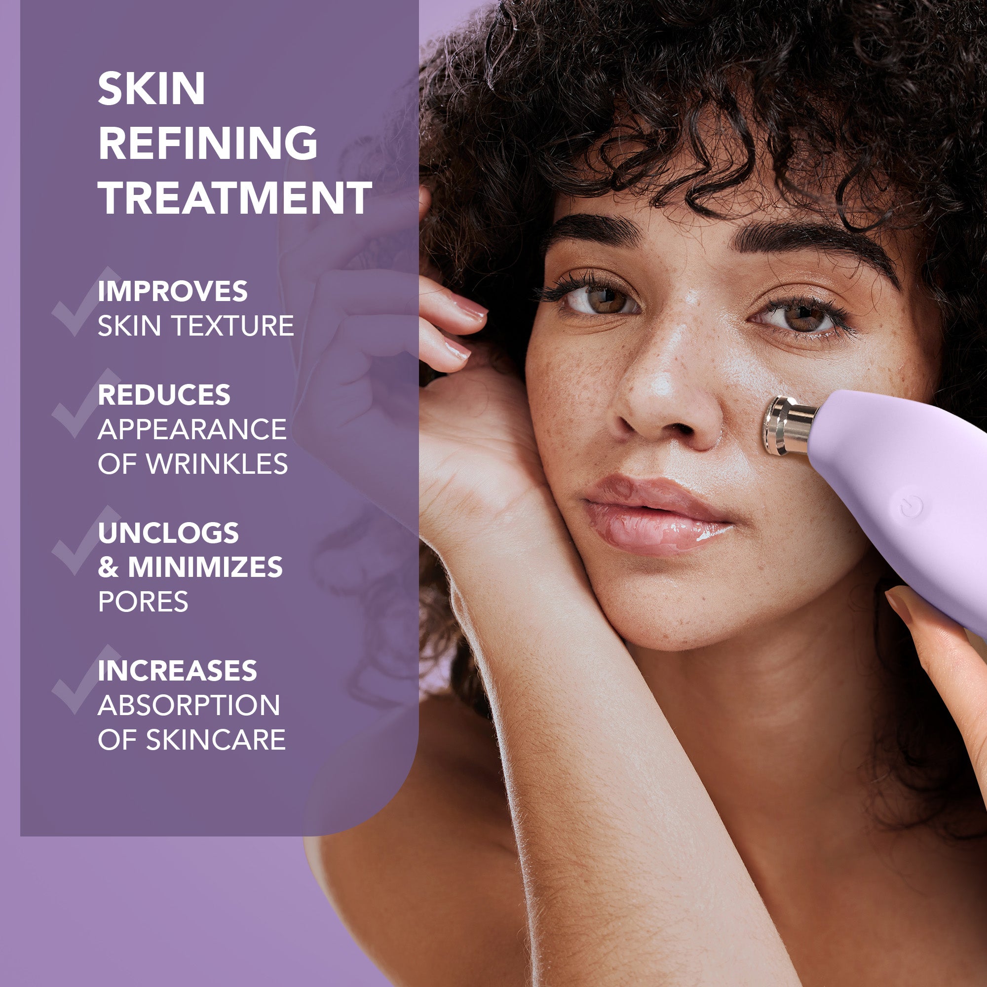 KIWI derma Diamond Microdermabrasion & Pore Vacuum | Lavender
