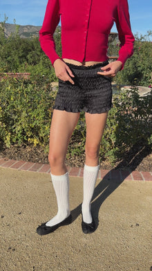 Angel Smocked Short | Black