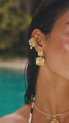 The Palma Pearl Ear Cuff | Faux Pearls | Gold