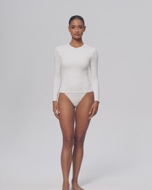 Quarter Zip Long Sleeve Top | Ballet Pink