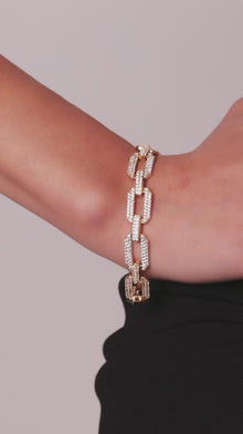 Prestige Bracelet | Clear Crystal | 14K Gold Plated