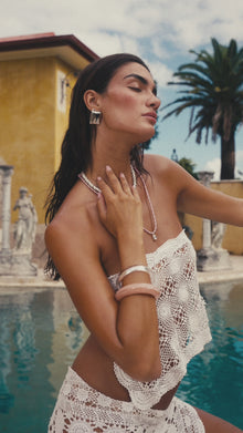 The Biarritz Studs | Silver