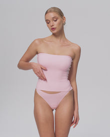 Seamless Full-Length Tube Top | White