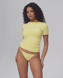 Essential String Thong | Cool Gray