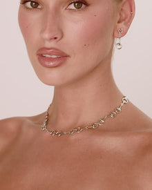 The Horsebit Necklace | Magnetic Clasp | Silver