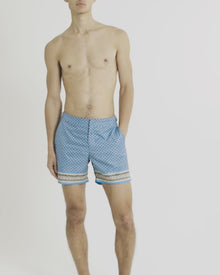 Men | Bulldog Swim Boxer | California Blue