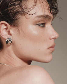 Mariner Cross Studs | Cubic Zirconia | Silver