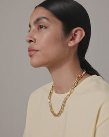 Loire Necklace | Gold Tone Dipped Brass