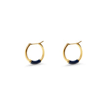 The Small Enamel Hoop | Navy