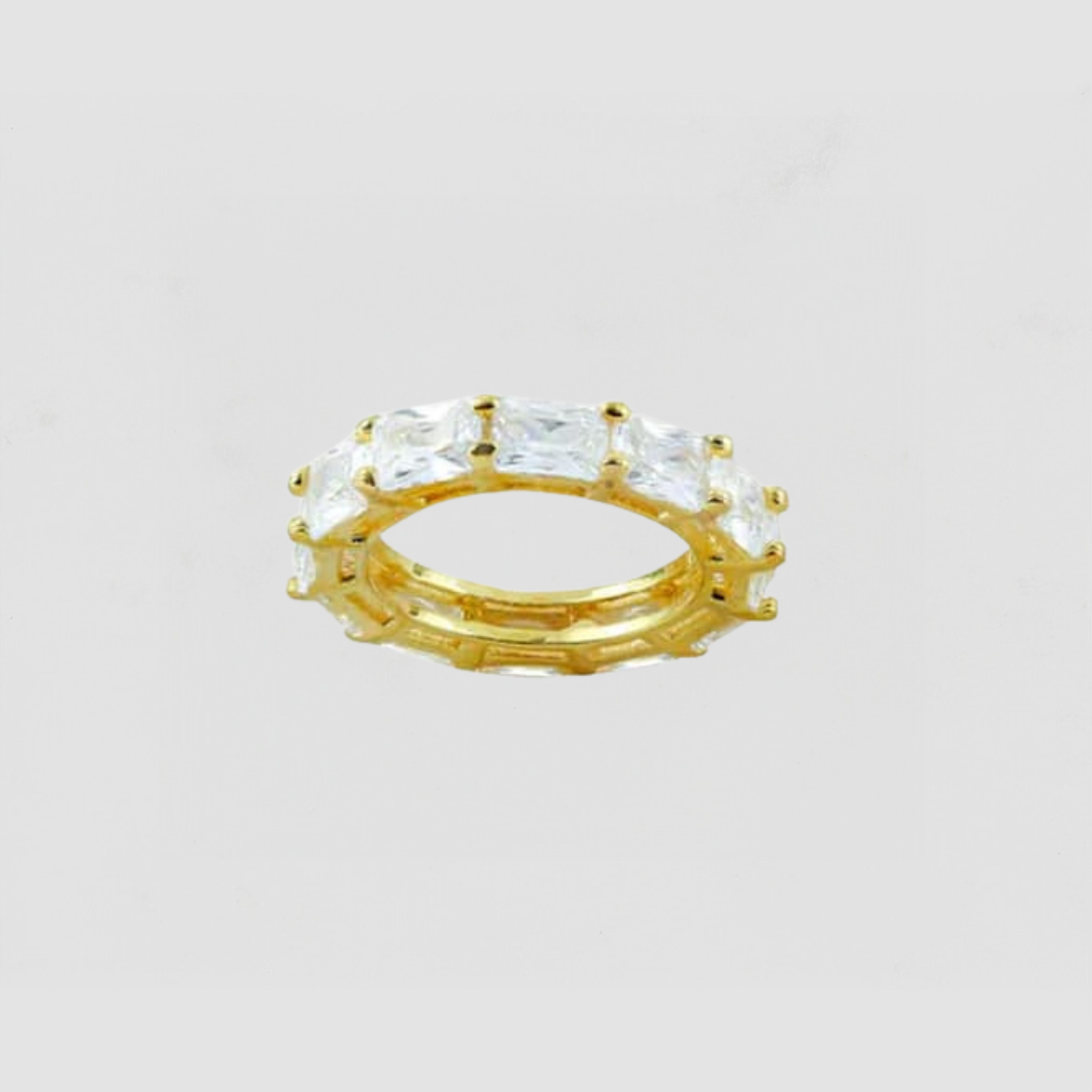 The Radiant Eternity Band | Gold Vermeil