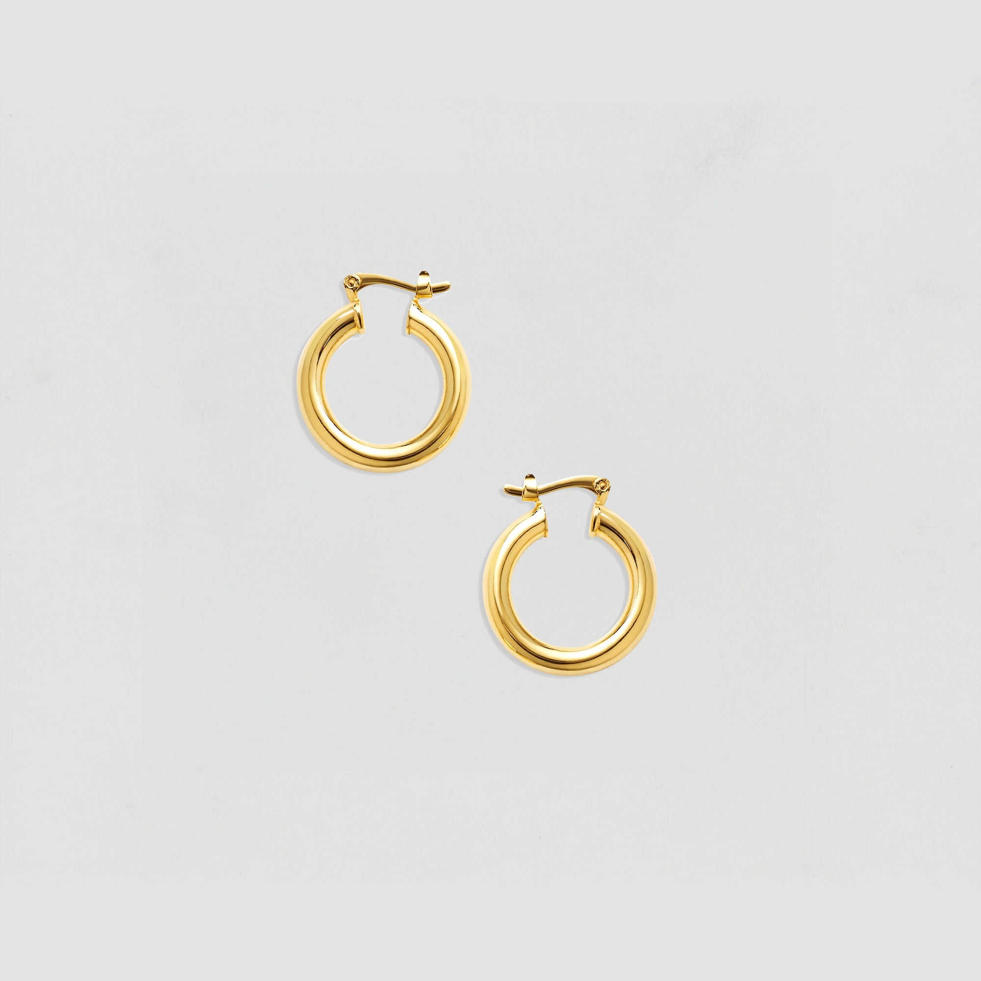 The Medium Ravello Hoops | Gold Vermeil