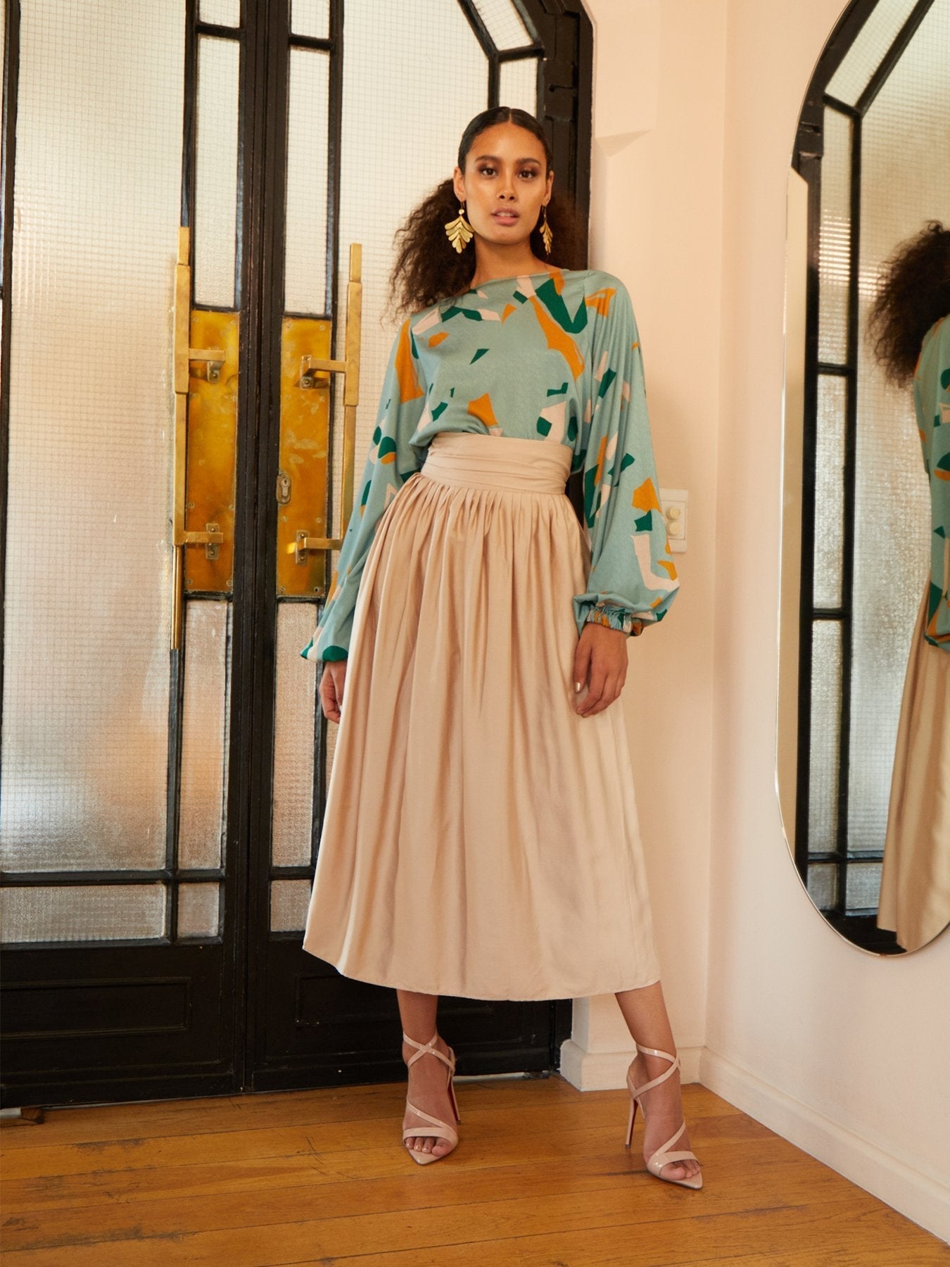 Reem Top - Saly Vert - diarrablu