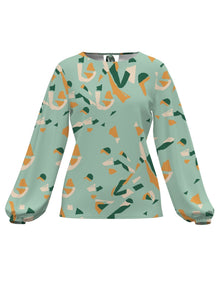 Reem Top - Saly Vert - diarrablu