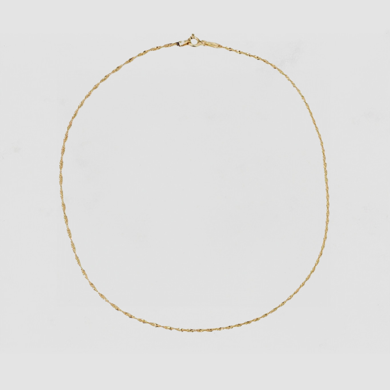 The Rope Chain Choker | Gold Vermeil