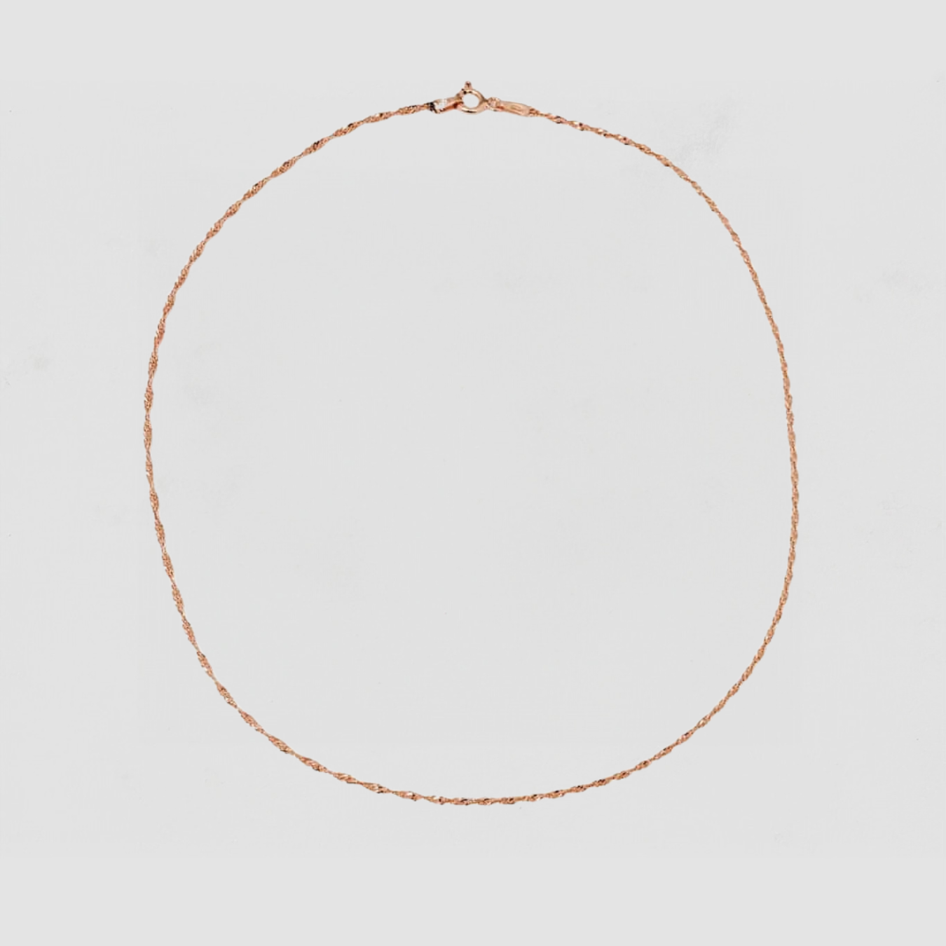 The Rope Chain Choker | Rose Vermeil