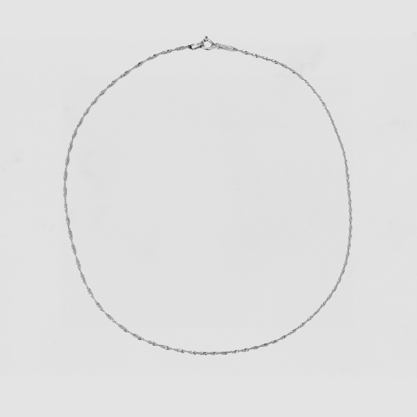 The Rope Chain Choker | Silver