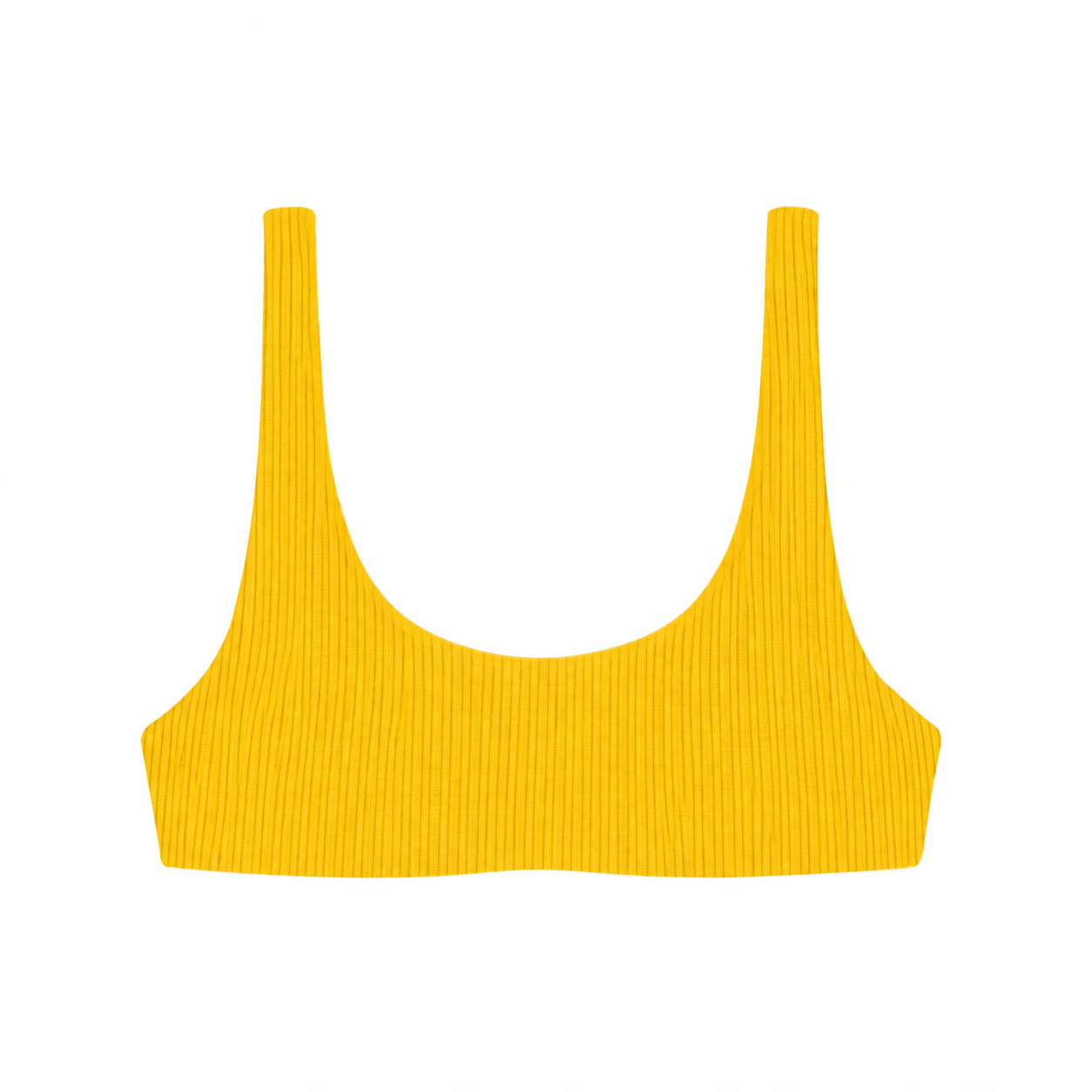 Rounded Edges Top | Golden Ribbed