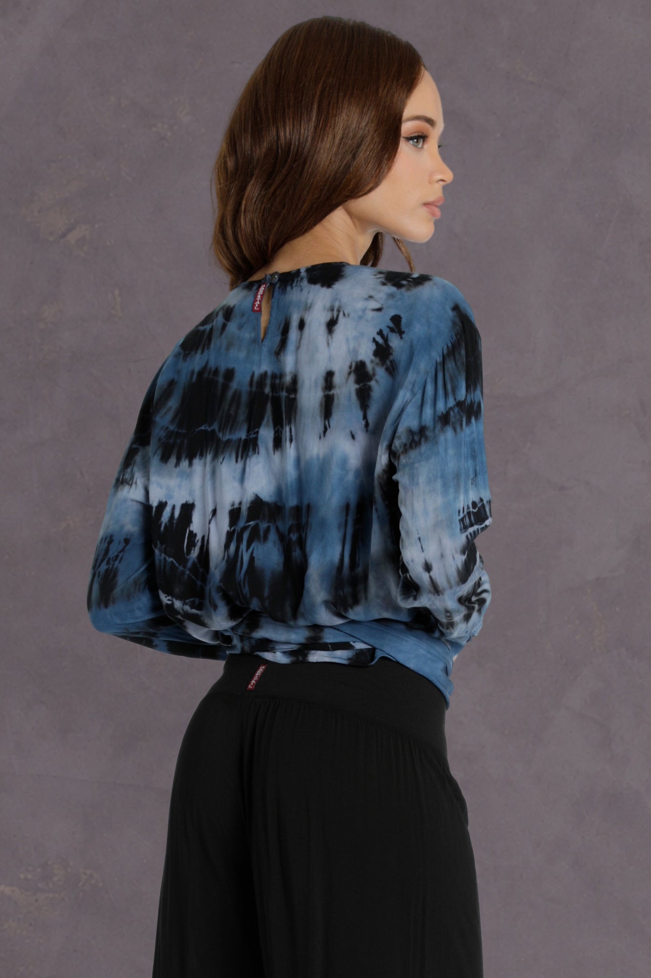 Women | Wrap Around Blouse | Cloud Wash 1