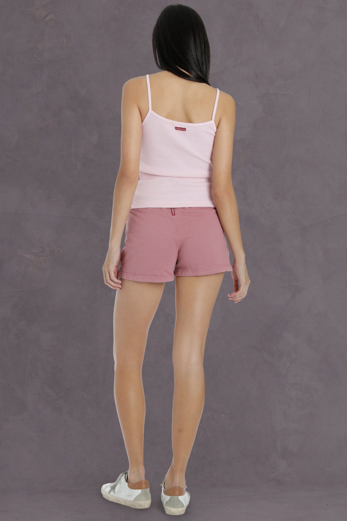 Women | Vintage Boxer Sweatshort | Dusty Rose