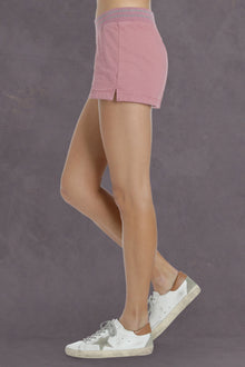 Women | Vintage Boxer Sweatshort | Dusty Rose