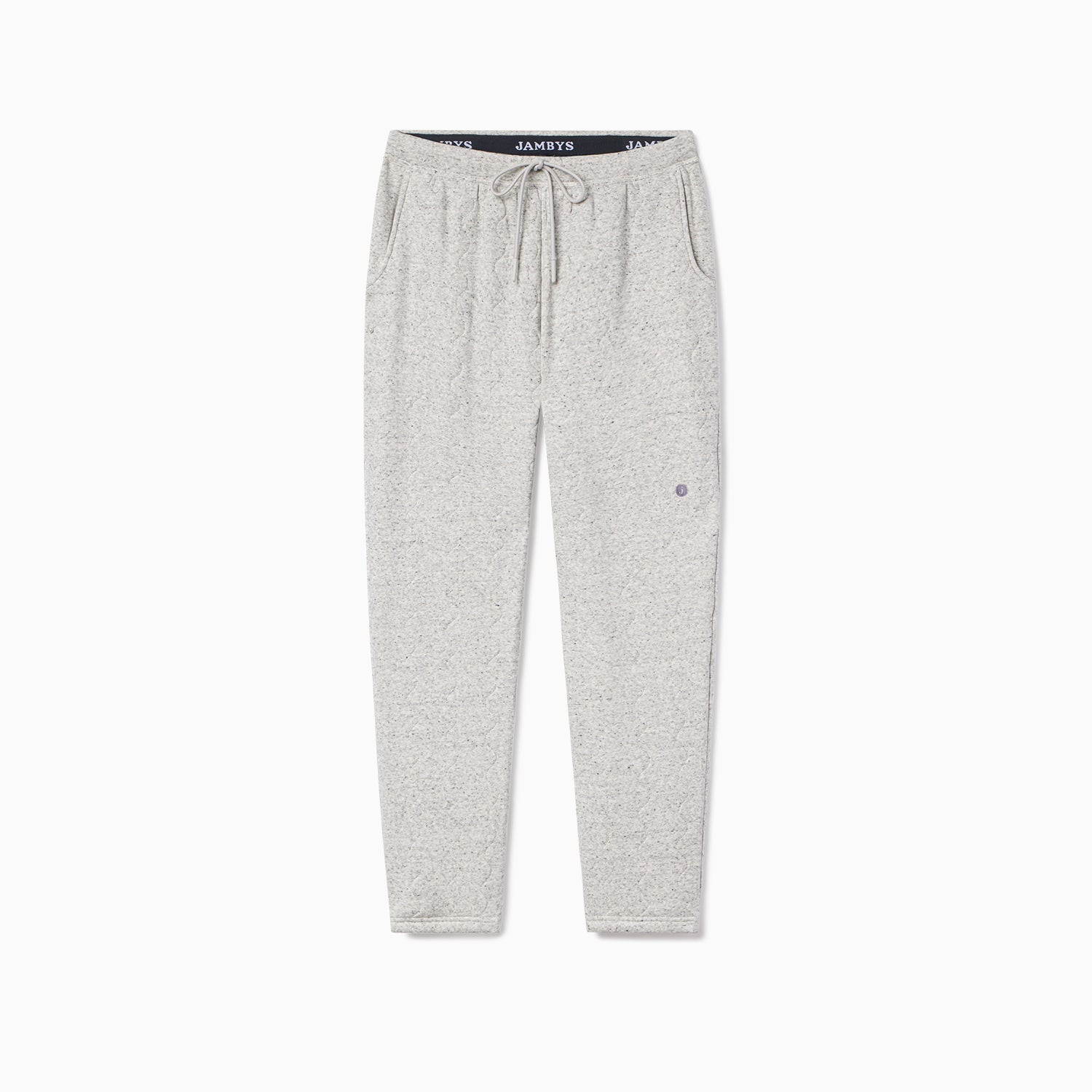 Chilluxe Brushed Fleece Quilted Pant | Salt & Pepper