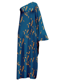 Satu Dress - Yraf Blue - diarrablu