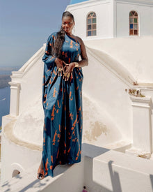 Satu Dress - Yraf Blue - diarrablu