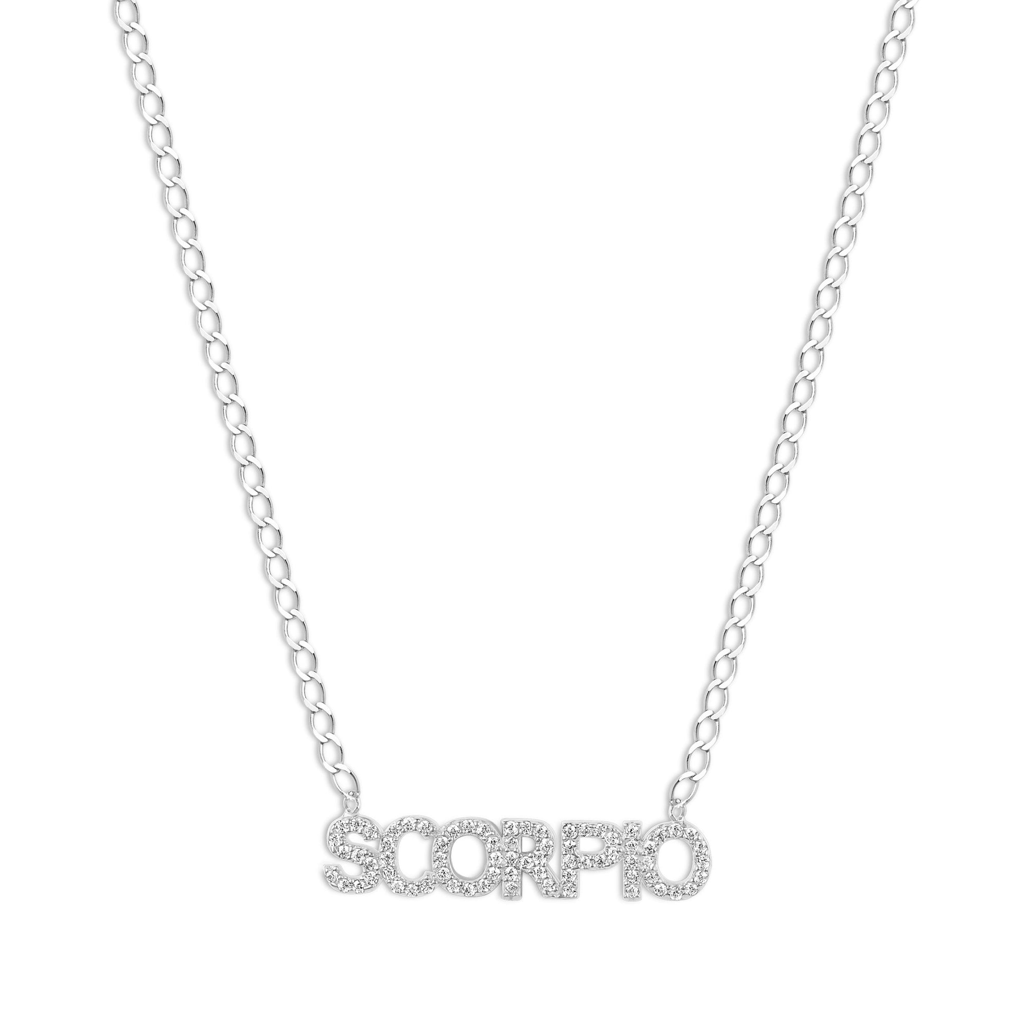 The Iced Out Zodiac Necklace | Gold Vermeil & Sterling Silver