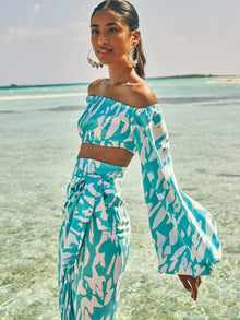 Seur Skirt - Playa Aqua - diarrablu