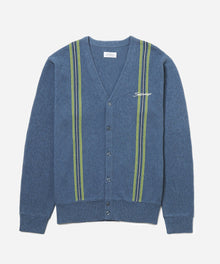 Coronet Blue | Michael High Gauge Knit Cardigan