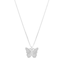 The Butterfly Initial Pendant Necklace | 18KT Gold Vermeil & Sterling Silver