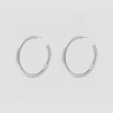 The Thick Hoop Earrings | Silver Vermeil