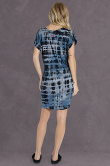 Women | Slouchy T-Shirt Dress | Cloud Wash 1