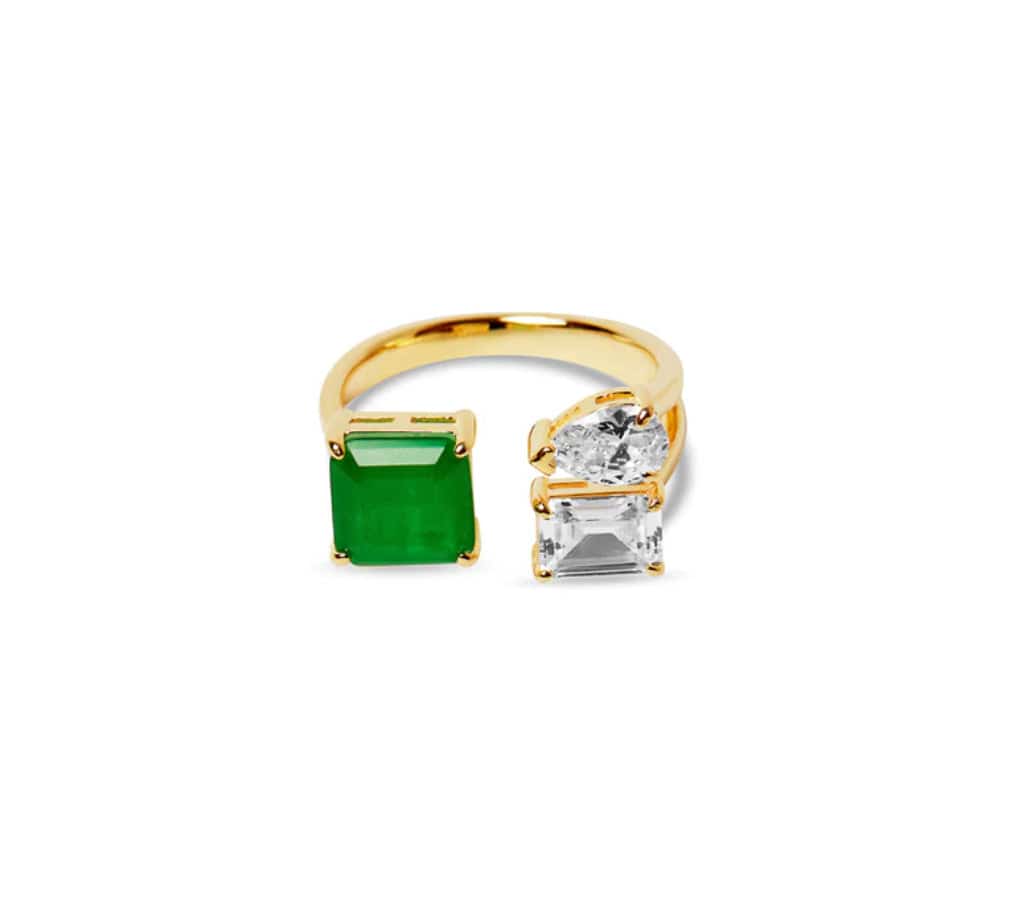 THE AVERY EMERALD PEAR RING - The M Jewelers