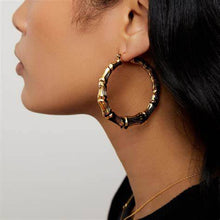 THE BAMBOO HOOP EARRING - The M Jewelers