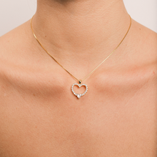 THE CITRINE HEART PENDANT NECKLACE - The M Jewelers