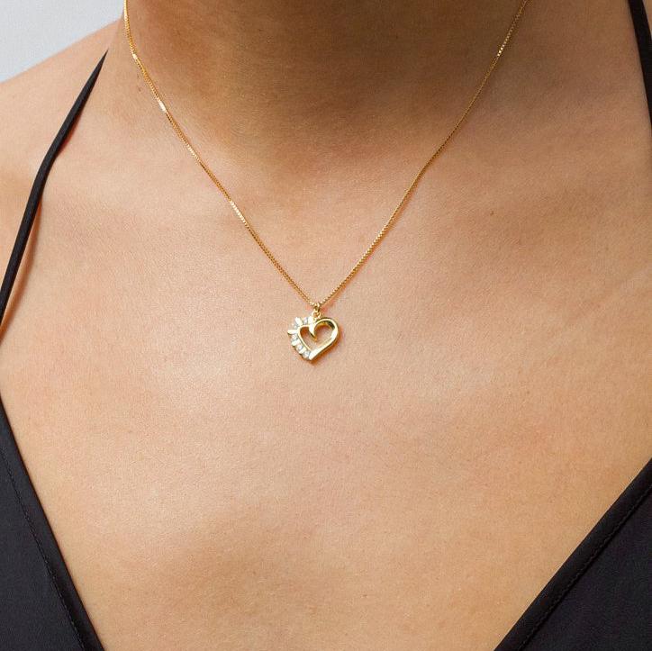 THE HALF HEART NECKLACE - The M Jewelers