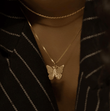 THE BUTTERFLY INITIAL PENDANT NECKLACE - The M Jewelers