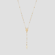 THE PEARL MARY ROSARY CROSS NECKLACE - The M Jewelers
