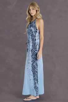 Women | Cross Front Maxi Dress | Diagonal Butterfly Wash 9