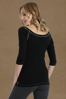 Women | Vintage-V Slide Tee | Black