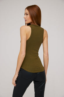 Sleeveless Racerback Tank | Deep Rosemary