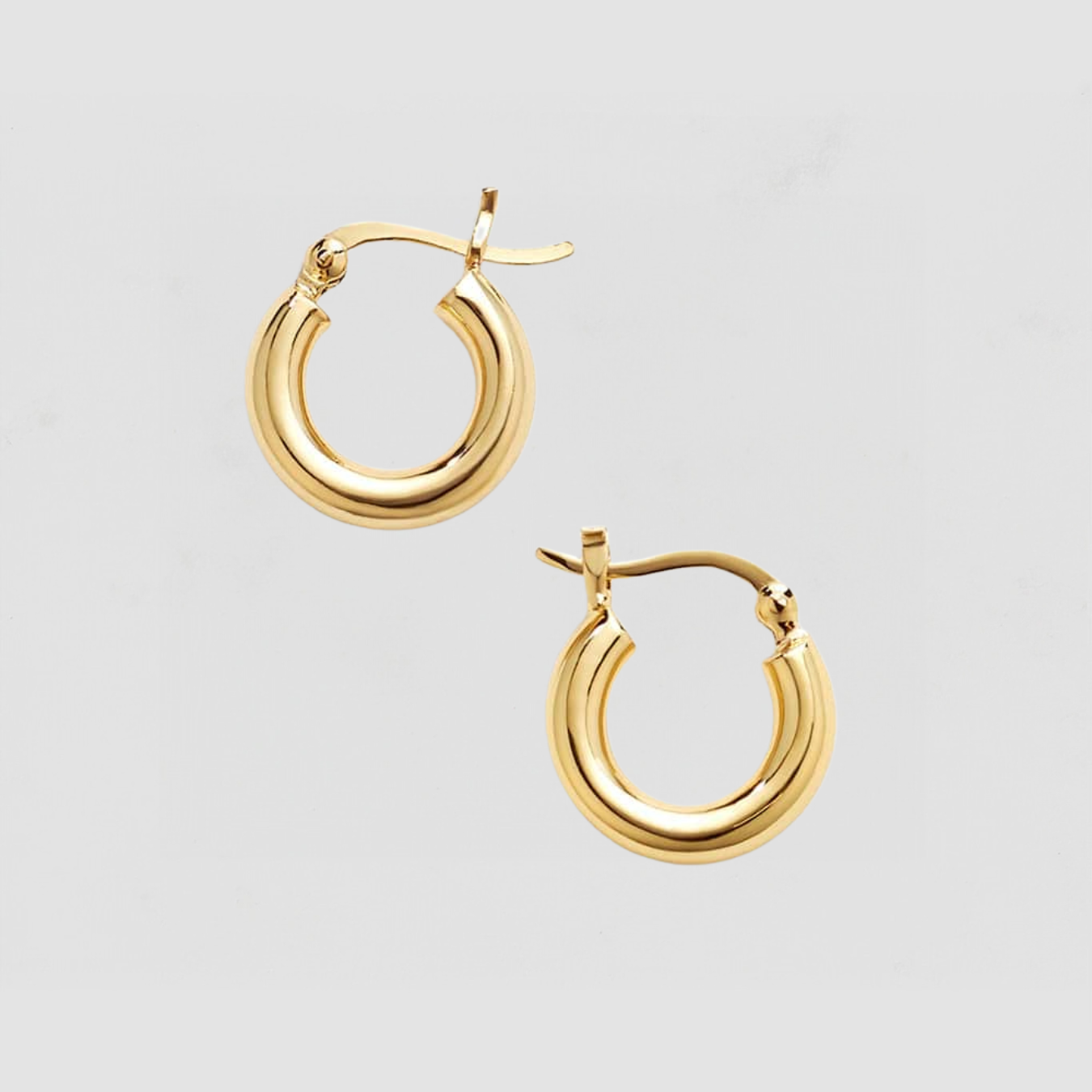 The Small Ravello Hoops | Gold Vermeil