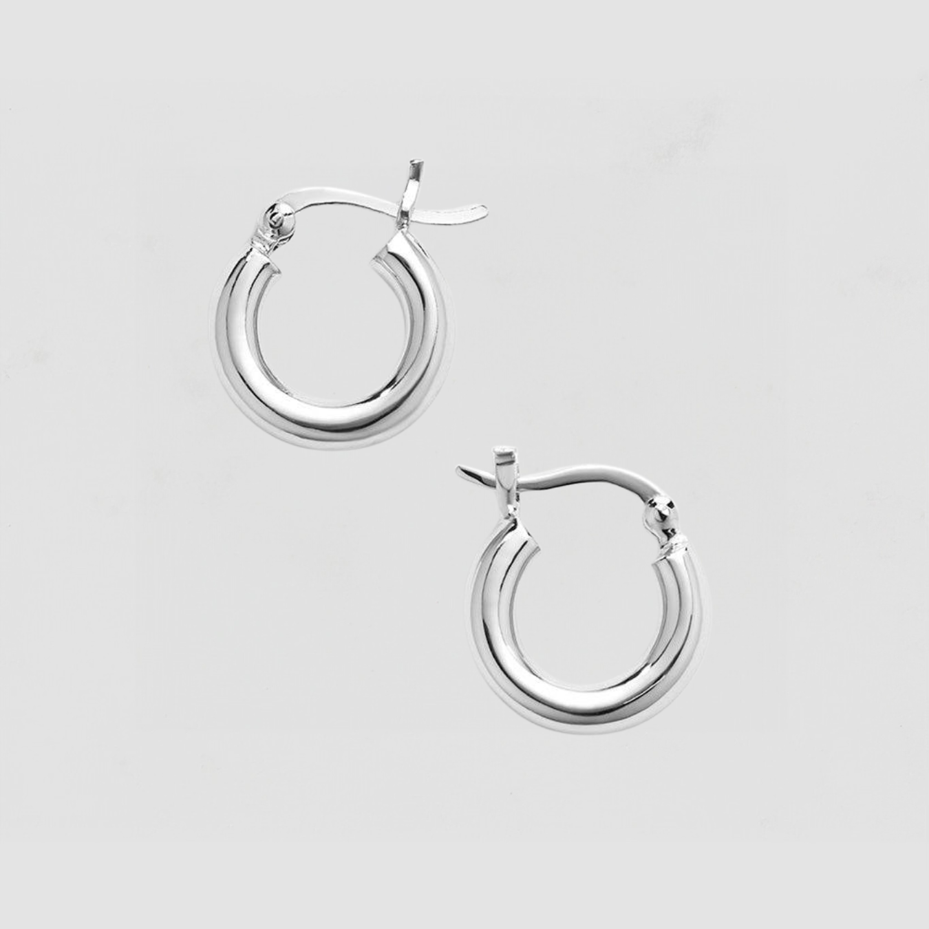 The Small Ravello Hoops | Silver