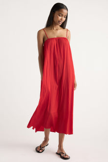 Isilda | Solange Crinkled Maxi Dress in Size Extra Small