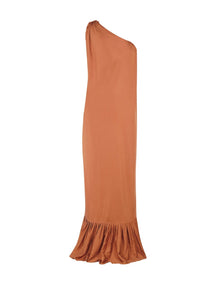 Sustainable Diago Dress - RUST - diarrablu