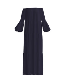 Sustainable Kudi Dress - Solid Navy - diarrablu