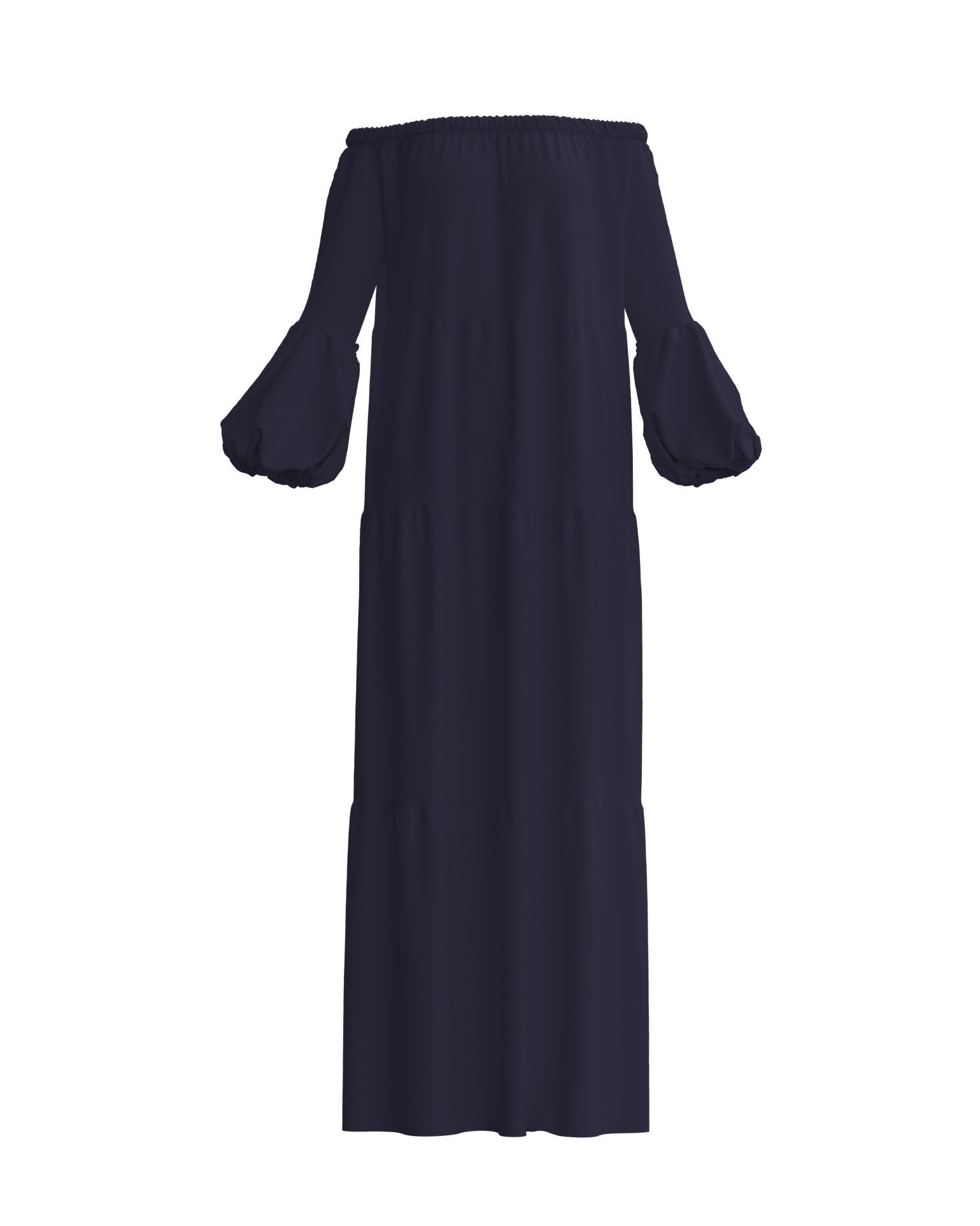Sustainable Kudi Dress - Solid Navy - diarrablu